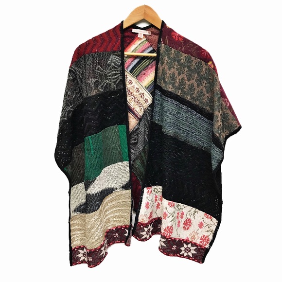 Anthropologie Accessories - Anthropologie Cecilia Prado Patchwork Wrap Shawl